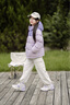 巴拉巴拉balaOne童裝兒童羽絨服男女童厚外套冬季2025新款親子裝 紫色調(diào)00377-白鴨絨 140 （充絨量108g） 曬單實(shí)拍圖