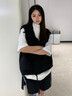 AOGZ潮牌連帽馬甲男女外穿春秋夏新中式戶外坎肩馬夾戰(zhàn)術(shù)工裝背心外套 黑色 M 曬單實(shí)拍圖