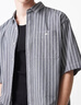 杰克·瓊斯（JACK&JONES）男裝夏季男士襯衣略寬松版型條紋休閑文藝風(fēng)短袖襯衫224204037 深藍(lán)色E40 常規(guī) 深藍(lán)色E40 M 曬單實(shí)拍圖