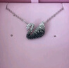 施華洛世奇（SWAROVSKI）Swan優(yōu)雅天鵝項鏈女吊墜輕奢小眾送女友畢業(yè)禮物女 黑白漸變色(大)5614103 曬單實拍圖