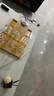 雅港輕奢玻璃杯耐高溫家用喝水泡茶杯子套裝高顏值客廳待客茶杯果汁杯 冰晶杯6+云朵杯架+大原木托盤+壺 曬單實(shí)拍圖