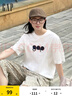 Gap男女裝2025夏季新款純棉泡泡膠印logo短袖T恤多色上衣729127 白色 M (170/92A) 亞洲尺碼 曬單實(shí)拍圖