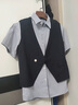 羅蒙兒童禮服男童畢業(yè)套裝英倫風男寶周歲生日宴會西服花童演出服150 曬單實拍圖