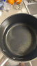Fofana德國(guó)品牌有鈦無(wú)涂層陶瓷小奶鍋不粘鍋寶寶專用嬰兒輔食鍋熱牛奶鍋 【鈦陶瓷奶鍋】蒸籠勺鏟 18cm 2.7L 曬單實(shí)拍圖