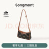 Songmont山下有松半日閑國風(fēng)老花系列文墨包通勤單肩斜挎包 暮棕（現貨） 曬單實(shí)拍圖