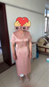 北杳喜媽媽高端婚禮醋酸禮服旗袍結婚媽媽裝緞?wù)赡改锔哔F喜婆婆連衣裙 粉色短袖 XL 建議115-125斤 曬單實(shí)拍圖
