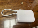 圖拉斯雙線充電寶【3C認證｜Mini小巧便捷】45W低溫快充10000毫安大容量可上飛機適用蘋果華為移動電源 【3C認證】白｜TypeC+Lightning雙線 雙線45W快充｜安心上飛機高鐵 曬單實拍圖