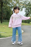 巴拉巴拉童裝兒童毛衣男童女童2025秋冬裝親子純棉內搭毛衫提花針織衫時尚 紅白色調208425103002 120 曬單實拍圖