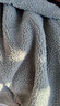 無(wú)印良品（MUJI）女式 長(cháng)毛抓絨 大衣 長(cháng)袖秋冬款 羊羔絨外套外衣 女裝 BB2QPA4A 淺綠色 XL (165/92A) 曬單實(shí)拍圖