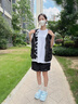 AOGZ潮牌連帽馬甲男女外穿春秋夏新中式戶外坎肩馬夾戰(zhàn)術(shù)工裝背心外套 黑色 XL 曬單實(shí)拍圖