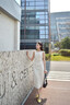 Mandy Zhang一字領(lǐng)白色吊帶訂婚禮服連衣裙女夏季氣質(zhì)長款小白裙子 珍珠白 S 曬單實拍圖