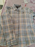 皮爾卡丹純棉磨毛格子襯衫女衣長(cháng)袖小熊春秋學(xué)生維尼英倫韓版寬松休閑百搭 19號色 XL 建議105-115斤 曬單實(shí)拍圖