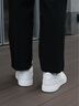 GEOX杰歐適春夏新款白色板鞋男士休閑百搭舒適高端男士休閑運動鞋 白色 41 曬單實拍圖