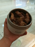 XKJ德國高端保溫飯盒可微波爐上班族中小學(xué)生帶飯食品級分層獨立餐盒 【優(yōu)雅白】 三層 1.5L 曬單實(shí)拍圖