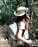 伯希和（Pelliot）戶外防曬帽春夏漁夫登山帽男女折疊遮陽旅游釣魚休閑帽子1622黑色 曬單實拍圖