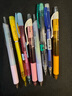 派通（Pentel）BZN205輕羽系列限定新色0.5mm按動(dòng)浮游中油筆 軟握膠學(xué)生辦公用圓珠筆 紫藍(lán)桿 單支裝 曬單實(shí)拍圖