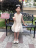 G.duck女童連衣裙2025夏季新款公主裙背心裙兒童裝洋氣裙子女大童禮服裙 象牙白 90 曬單實(shí)拍圖
