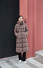 高梵黑金鵝絨服女王5.0長款收腰羽絨服25新款氣質(zhì)顯瘦時(shí)尚冬季女外套 鎏金8號 S 曬單實(shí)拍圖