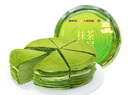 鮮京采|七鮮烘焙 抹茶千層蛋糕400g 冰淇淋蛋糕零食糕點 七夕禮物 曬單實拍圖