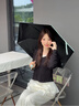 颯望【德國】雨傘小巧兩用防曬紫外線迷你防曬傘五折太陽傘女生2025新 【扁五折UFP50+】黃色 曬單實拍圖