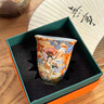薈云軒新中式琺瑯彩陶瓷主人杯聞香杯功夫茶具中國風(fēng)敦煌品茗杯單杯送禮 琺瑯彩起舞聞香杯 90ml 曬單實(shí)拍圖