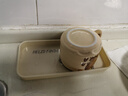 沃德百惠（WORTHBUY）茶具托盤放茶杯長方形塑料零食水杯茶盤ins風(fēng)家用茶杯盤水果托盤 麗蒂熊托盤【長方形小號】 曬單實拍圖