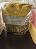 美進家（MEIJINJIA）錫紙碗30只蛋糕模具烘焙布丁蒸發(fā)糕模具空氣炸鍋專用錫紙杯正方形 曬單實拍圖