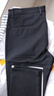 利郎青年商務(wù)裝【四面彈力】休閑褲男肌理TR薄絨通勤長褲Q4DXK601 黑色 34 (175/86A) 曬單實拍圖