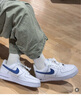耐克男子透氣平底運動(dòng)鞋冬季板鞋NIKE COURT VISION LOW DH2987 101白色/黑/白色 42 曬單實(shí)拍圖
