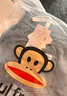 大嘴猴（paul frank）復古寬松星空紋牛仔褲男士春夏季潮牌彎刀休閑垂感直筒闊腿褲子裝 深復古色8021H【官方正品】 XL 【建議135-150斤】 曬單實拍圖