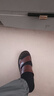 星頭啄木鳥(niǎo)100%全牛皮涼鞋男2025夏季新款男士真皮休閑軟底涼拖兩用沙灘鞋子 新款7777棕色 43 曬單實(shí)拍圖