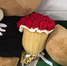 無(wú)印良品捧花玫瑰花束毯子成品抱枕生日禮物送女生閨蜜成年訂婚新婚禮七夕 【成品】美伢-純手工編織 蓋毯85x110cm【可當抱枕】 曬單實(shí)拍圖