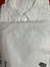 【大牌制造商】女夏新款純色簡(jiǎn)約寬松休閑襯衣外套 靚麗白 M 曬單實(shí)拍圖