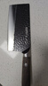 張小泉黑將pro不銹鋼錘紋廚房家用刀具 切菜刀 蘭頌斬切刀?D101321 曬單實(shí)拍圖