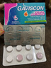 新西蘭藥房直郵 Gaviscon嘉胃斯康二重功效減胃酸倒流胃灼熱助消化片32粒加強(qiáng)型 曬單實(shí)拍圖