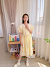 G.DUCKKIDS2025新款夏季甜美公主裙女童粉色連衣裙百搭洋氣夏裝裙子 黃色 120 cm 曬單實(shí)拍圖