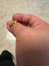 CRD克徠帝黃金戒指情侶對戒男女戒素圈實心足金999光面節(jié)日禮物 8g|男戒|HQ00110-2 曬單實拍圖