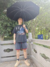 川布【德國】雨傘高能全自動暴雨專用男士大號加厚反向折疊便攜傘 黑武士【雙骨抗風+安全反光條+超大抗風】 曬單實拍圖