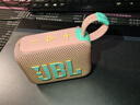 JBLGO4 音樂金磚四代 戶外便攜藍(lán)牙音箱 jbl低音炮 桌面迷你小音響  go4音響 禮物小音箱 番石榴粉 曬單實(shí)拍圖