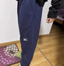 MIZUNO兒童春秋新款男女童針織長(zhǎng)褲休閑中大兒童百搭戶外運(yùn)動(dòng)潮酷褲子 寶藍(lán)色 150cm 曬單實(shí)拍圖