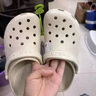 crocs卡駱馳檀健次同款洞洞鞋男沙灘鞋|10001 石英粉-6UR 37/38(230mm) 曬單實(shí)拍圖