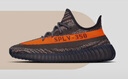 阿迪達斯Yeezy350夏日透氣椰子男女休閑鞋HQ7045 42.5 曬單實拍圖