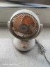 美的（Midea）【小型風(fēng)扇】輕音臺(tái)式桌面空氣循環(huán)扇家用柔風(fēng)電風(fēng)扇宿舍辦公迷你臺(tái)扇落地扇空調(diào)伴侶 GAF18AD 曬單實(shí)拍圖