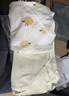 童泰（TONGTAI）嬰兒連體衣夏純棉衣服初生寶寶蝴蝶哈衣爬服提花綠色59cm 曬單實(shí)拍圖