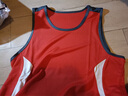 梵蒙男女運(yùn)動(dòng)套裝訓(xùn)練服長(zhǎng)短跑比賽運(yùn)動(dòng)服馬拉松跑步背心TJF006T904 女款白色（套裝） XL 曬單實(shí)拍圖