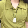周大生（CHOW TAI SENG）和田玉白玉蓮花觀音牌吊墜中式繩結精致典雅送女友生日禮物 觀音牌 50*30*9.8mm 曬單實拍圖