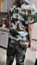 皚虎純棉軍訓(xùn)服套裝男女迷彩服夏季薄款學(xué)生軍訓(xùn)服裝迷彩服工作服 曬單實(shí)拍圖