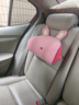 喬氏（Qiaoshi）兒童汽車頭枕車內(nèi)靠枕車載睡覺神器車用車上護(hù)頸枕頭卡通脖枕 【卡通款粉紅兔子】單個裝 曬單實拍圖
