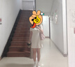 范思藍恩氣質(zhì)辣妹短袖連衣裙女2025夏新款收腰拼接百褶裙子2062 白色 M 曬單實(shí)拍圖