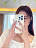 PWLS925銀白玫瑰戒指女款簡約時尚輕奢小眾設(shè)計感開口食指戒尾戒飾品 白玫瑰戒指【925銀】 曬單實拍圖